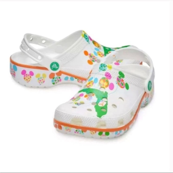 CROCS Shoes - DISNEY X CROCS VAULT COLLECTION DISNEYWORLD FLORIDA WHITE NWT SIZE M7 W9